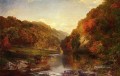 Autumn on the Wissahickon landscape Thomas Moran brook